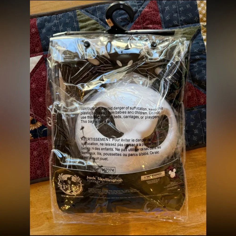 NWT Toddler Jack Skellington Costume